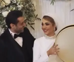 آواز شاد؛ روزبه معینی ازدواج کرده عروس جلو حیایی ساز میزنه گل و سکه نقل و نبات میخونه