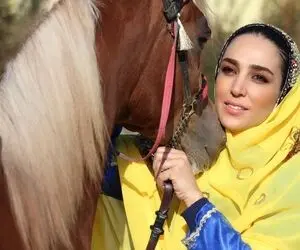 عکس سوگل طهماسبی با اسب چند میلیونی اش!