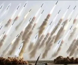 (ویدئو) گنبد آهنین با موشک های ایران سوراخ شد 