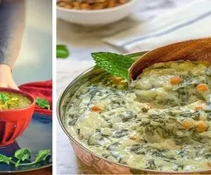طرز تهیه آش اسفناج خوشمزه و لذیذ / با این دستور یه شام مقوی و بی نظیر آماده کن