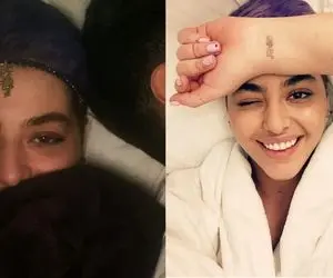 پوشش نامناسب ریحانه پارسا کنار مرد غریبه!