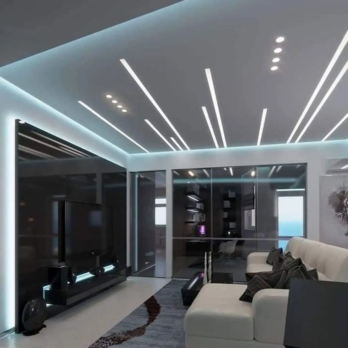 جذاب-ترین-مدل-های-طراحی-سقف-نشیمن-با-لاین-نوری-4-1024x1024