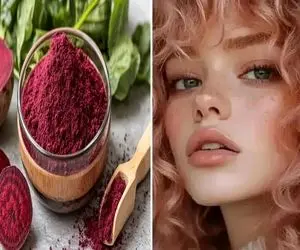 رنگ کردن موها با مواد طبیعی بدون آسیب و وز شدن؛ با چغندر شرابی مایل به صورتی بساز توپ