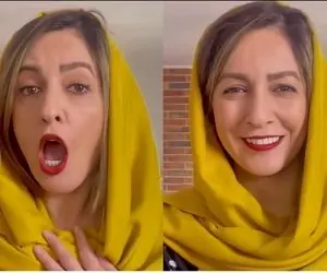 جنجال همخوانی شقایق دهقان با خواننده لس آنجلسی؛ خانوم چه ریزم عِشوه میاد!