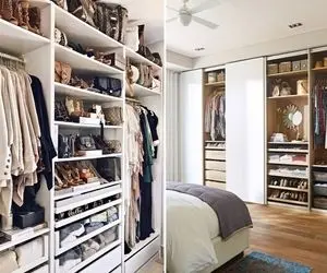 اصول چیدمان کمد دیواری؛ راهکارهای فوق العاده برا نظم دهی درست که فضا رو 3 برابر میکنه