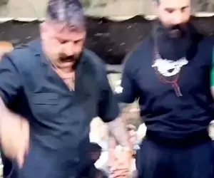 آواز محلی؛ لر درشت اندام با لباس گل و گشادش چه رقص لرزان لرزانی میکنه همه خشکشون زده