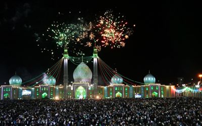 جشن با شکوه نیمه شعبان در مسجد جمکران