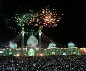 جشن با شکوه نیمه شعبان در مسجد جمکران