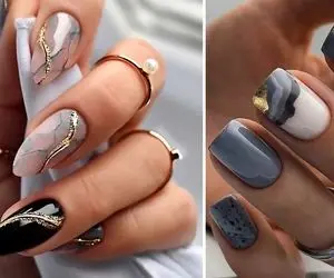 ایده های طراحی ژلیش و لاک ماربل / مدل های خانومانه ای که از عروسی تا عزا شیک ترینی