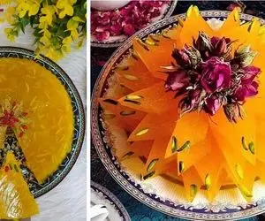 طرز تهیه مسقطی زعفرونی به ساده ترین روش / یه دسر سنتی عالی که طعمش فوق العادست