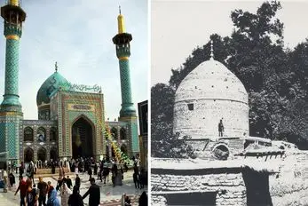 فوتوشوت‌های قجری/ وقتی رنگ و لعاب معماری اسلامی به امامزاد صالح رسید تجریش رنگین شد