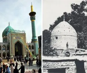 فوتوشوت‌های قجری/ وقتی رنگ و لعاب معماری اسلامی به امامزاد صالح رسید تجریش رنگین شد