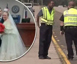 مرگ دلخراش عروس و داماد 5 دقیقه بعد از عروسی
