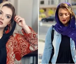 "دنیا مدنی" چیتان پیتان کرده و خوشگل؛ موهای هفت رنگش چقدر بهش اومده