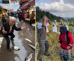 آواز ماندگار؛ صادق بوقی بعد آو آو آو حالا تو بازار ماهی انه دارم انه دارم میخونه