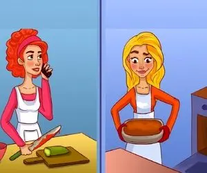 هوش تصویری؛ اگه ادعات میشه که تیزهوشی بگو کدوم از این خانومای آشپز قاتل شوهرشه؟