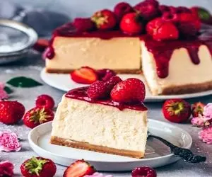 برای دسرِ شب عید 1401 چیز کیک یخچالی خودت رو با یه طعم بهشتی درست کن!