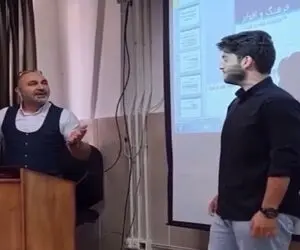 آواز احساسی؛ استاد به دانشجو گفت اگه بخونه غیبتاشو موجه میکنه خوند 20 هم اشانتیون گرف