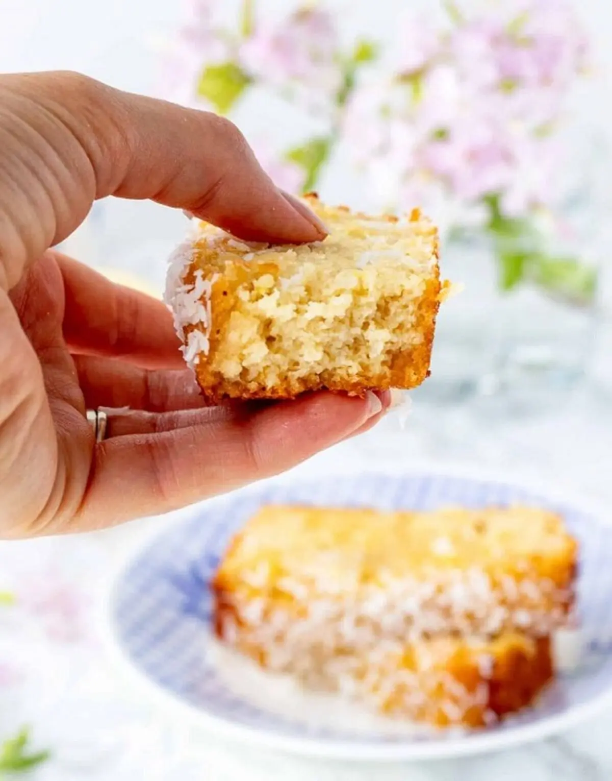 طرز تهیه کیکی لیمو نارگیل