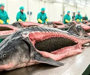 فرآوری خاویار؛ میلیون ها ماهی ازون برون قتل عام میکنن برا استحصال خاویار