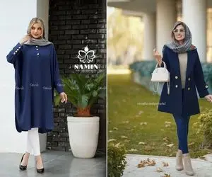 مانتوی سُرمه ای رو با شلوار چه رنگی ست کنیم و بپوشیم؟