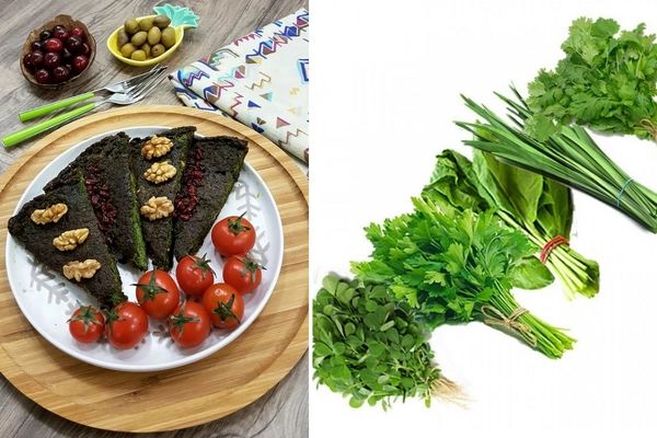 ترکیب و نسبت سبزی در یه کوکو سبزی خوشمزه چجوریه؟ / اینجوری یه غذای بی نظیر درست کن