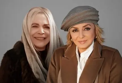 سفر به ایام قدیم سال ۱۳۵۱؛ بیتا فرهی با لباس عروس در کنار گوگوش