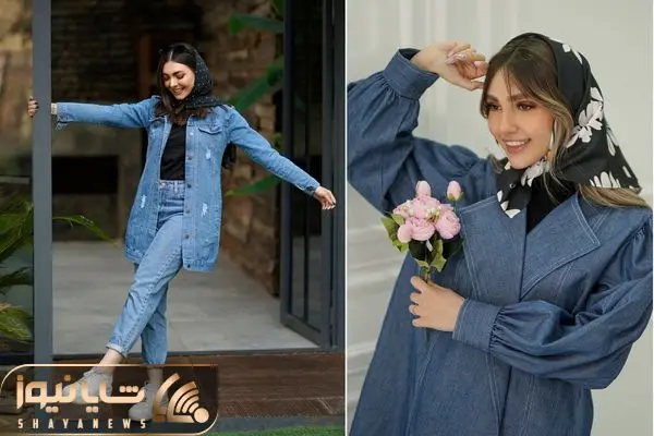 کاپشن جین زنانه