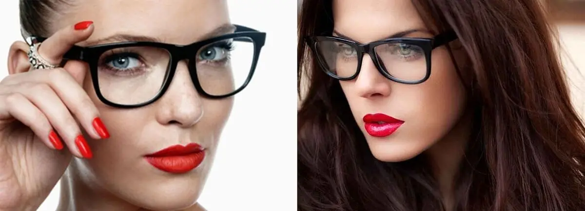 آرایش برای عینکی ها