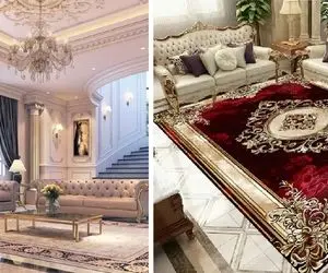 انواع سبک فرش از نظر طراحی و نقش؛ نحوه ست کردن رنگ فرش با مبلمان و انتخاب درست سایزش