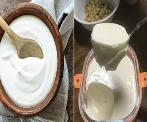 راز ماست سفت و خوشمزه خونگی رو میخوای بدونی؟/ دیگه نگران آب افتادن ماستت نباش