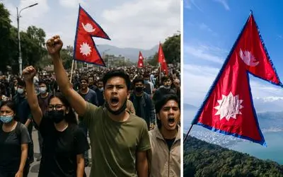 نسل z حماسه آفرید، جهان انگشت به دهان ماند! انقلاب جانانه ملت نپال کمتر از 24 ساعت! 