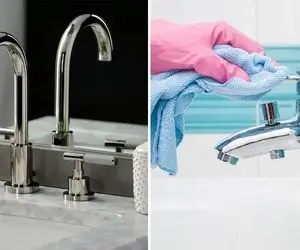 ترفندای خونگی تمیز کردن شیرآلات ؛ اینجوری برقش بندازی هرکی ببینه میگه بابا تو کی هستی