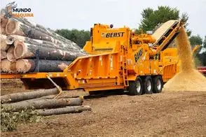 ابزارآلات غول پیکر؛ برای سرعت بیشتر رفع مزاحمت پرندگان چوب تراش آوردن درخت رنده کنن