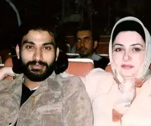 آواز احساسی؛ ناصر عبداللهی چشم تو چشم  زنش میخونه پیش کلی آدم میگه تقدیم به همسر گلم