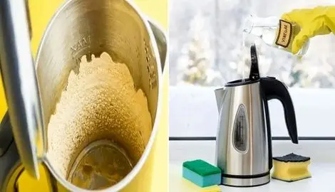 از بین بردن رسوب کتری و سماور با استفاده از سیب زمینی رنده شده؛ عالی برای رسوبات ضخیم