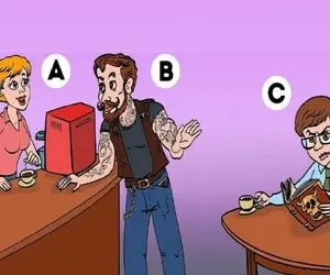 هوش تصویری؛ اگه فکر میکنی عند باهوشایی بگو کدوم از این افراد کافه قاتلن؟