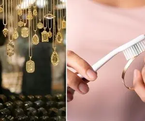 روش های ساده برای تمیز و براق کردن طلا / اینجوری توی مهمونی ها برق جواهرات زیاد کن