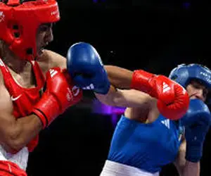 بوکسور مرد الجزالیری که در المپیک با زنان مبارزه می کند