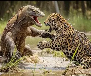 جذابیت حیات وحش / نبرد خصمانه ببر دد و اژدهای کومودو برای بقا
