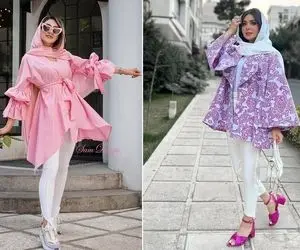 این رنگا رو با هم بپوش؛ هفت ست رنگی جذاااااب واسه مانتو شلوار که عاشقشون میشی