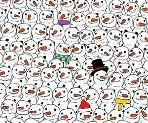 بازی فکری؛ شق القمر میکنی که پاندا رو بین آدم برفی ها پیدا کنی