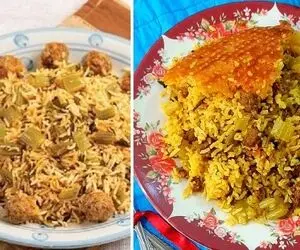 دستور پخت کرفس پلو به ساده ترین روش / یه پلو مخلوط خوشمزه با گوشت چرخ کرده