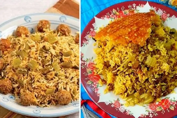 دستور پخت کرفس پلو به ساده ترین روش / یه پلو مخلوط خوشمزه با گوشت چرخ کرده