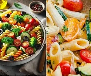 طرز تهیه ماکارونی فرمی با سبزیجات / بدون گوشت خوشمزه ترین غذا رو درست کنید