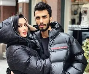 سلفی دنیا و مهراد جم در آسانسور با لباس ها لاکچری! | ویدیو