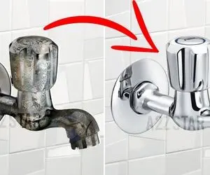 ایده های خلاقانه؛ شیرآلات سرویس بهداشتی افتضاح جرم گرفته؟ این معجون معجزه میکنه