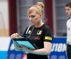 (عکس) تصاویری از خانم "میکی" مربی تیم والیبال پسران بلژیک در ایران