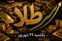 قیمت طلا 18 و 24 عیار امروز یکشنبه 29 شهریور 1405 / صعود طلا به قله 24 میلیونی
