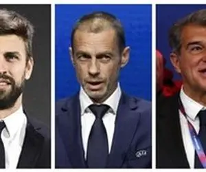 سورپرایز در بارسا؛ ناهار مشترک پیکه، چفرین و لاپورتا